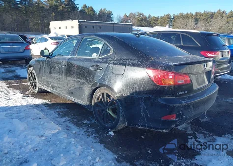 2007 Lexus Is 250 z USA, uszkodzony, nr VIN JTHBK262972048469